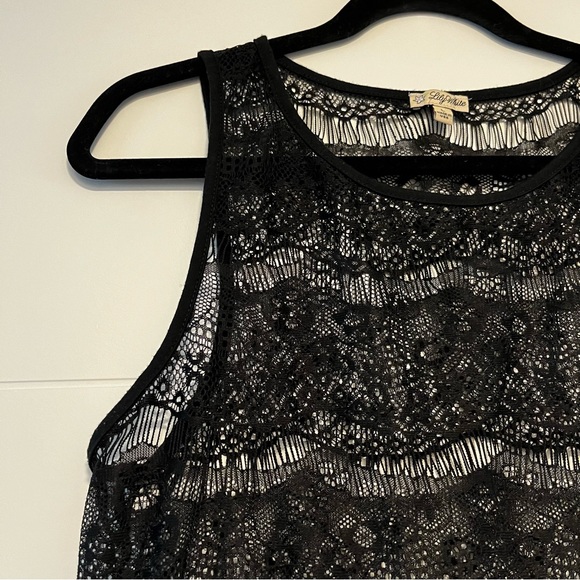 Lily White | Lace Tank Top/Coverup - Picture 2 of 14